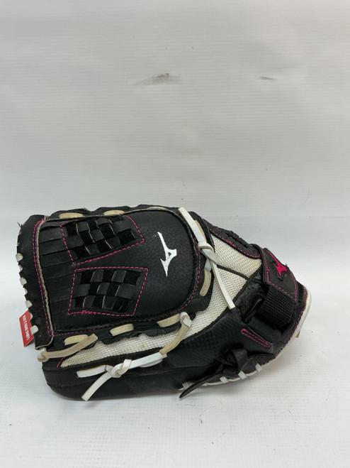 Vist Large View of Product Image Which is Used Mizuno FINCH BB/SB Glove LH Throw Black 11 1/2"