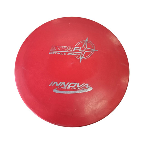 Vist Large View of Product Image Which is Used Innova FL STAR Disc Golf Driver Red