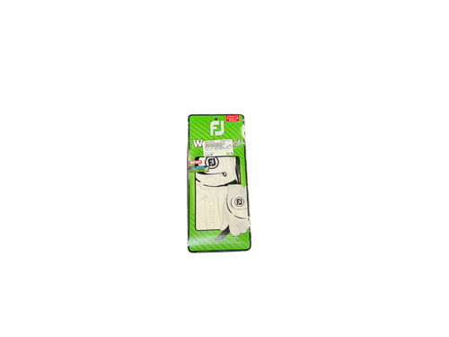 Vist Large View of Product Image Which is Used Foot Joy WEATHERSOF 2PK LH Womens Golf Glove White MD