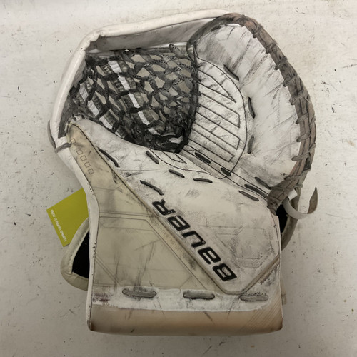 Vist Large View of Product Image Which is Used Bauer MACH Senior Goalie Catcher White
