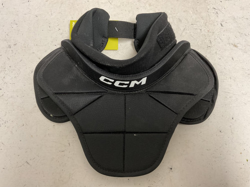 Vist Large View of Product Image Which is Used CCM TCG900 Goalie Neck Guard Black