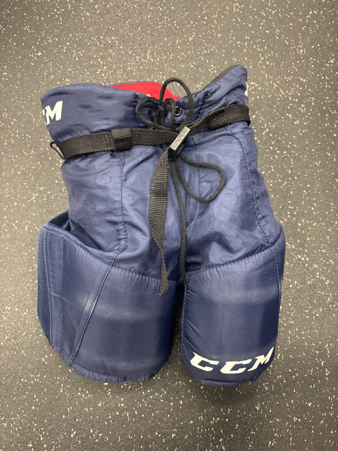 Vist Large View of Product Image Which is Used CCM JETSPEED FT350 Youth Pant Navy Blue MD