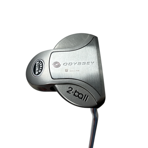 Vist Large View of Product Image Which is Used Odyssey 2-BALL WHITE STEEL Mens Right Hand Putter