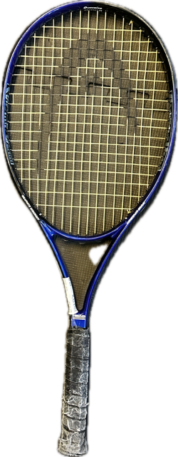 Vist Large View of Product Image Which is Used Head Racquet GALAXY Adult Tennis Racquet Navy Blue 4 3/8"