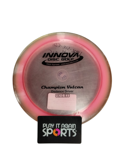 Vist Large View of Product Image Which is Used Innova CHAMPION VULCAN Disc Golf Driver Orange