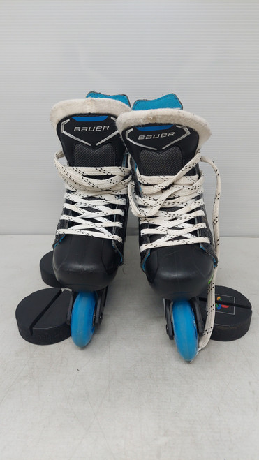 Vist Large View of Product Image Which is Used Bauer XLP 7-10Y Child Rec Fitness Skates Black Adjustable
