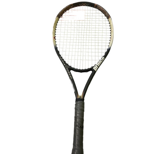 Vist Large View of Product Image Which is Used Prince TT BANDIT OS 110 Adult Tennis Racquet Black Unknown