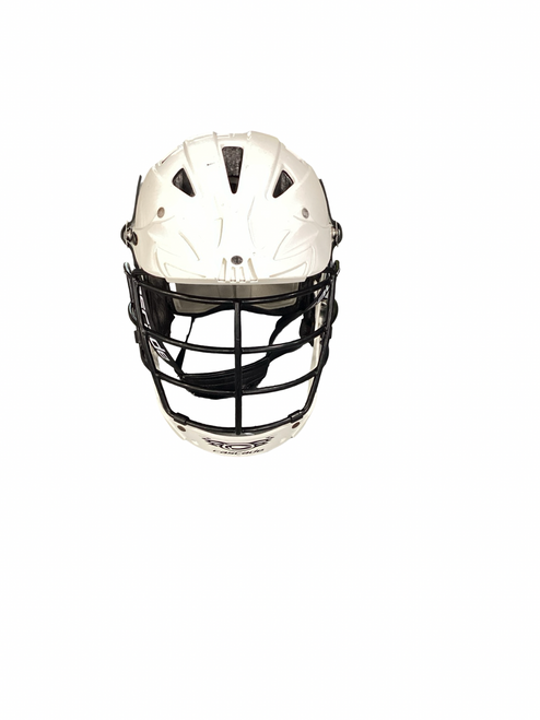 Vist Large View of Product Image Which is Used Cascade SPR-FIT Lacrosse Helmet White MD