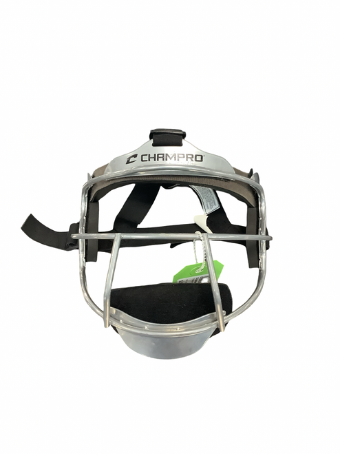 Vist Large View of Product Image Which is Used Champro FIELDERS MASK Batting Helmet Mask Grey MD