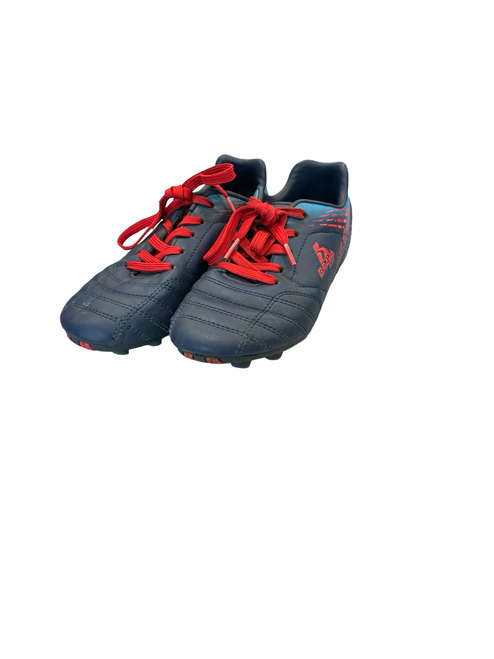 Vist Large View of Product Image Which is Used Brava Soccer Cleats Navy Blue Junior 02