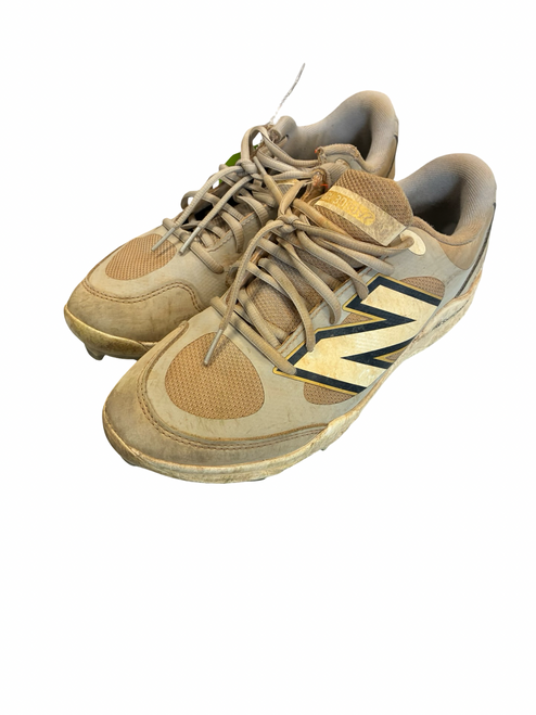 Vist Large View of Product Image Which is Used New Balance FRESH FOAM BB/SB Cleats White Senior 8