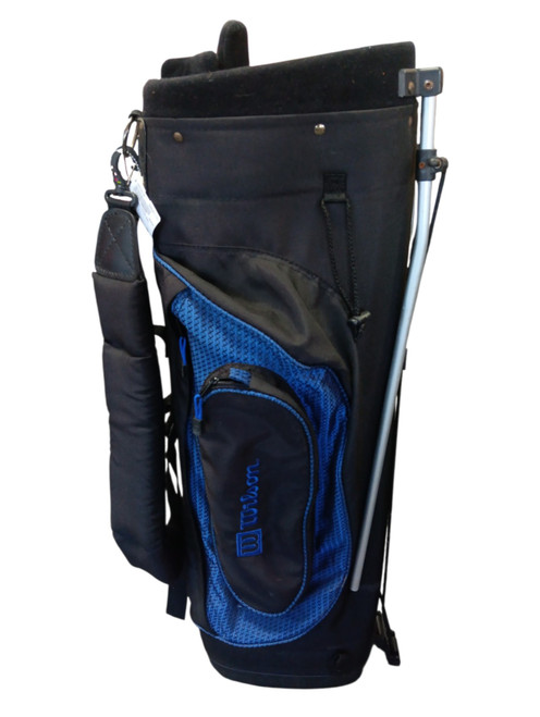 Vist Large View of Product Image Which is Used Wilson Mens Stand Bag Royal Blue
