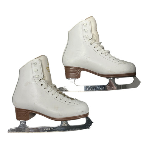 Vist Large View of Product Image Which is Used Jackson ARTISTE Girls Figure Skate White Junior 03.5