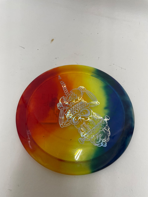 Vist Large View of Product Image Which is Used Innova CHAIN FACE Disc Golf Mid Range Red