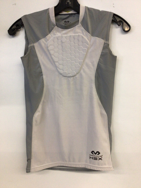 Vist Large View of Product Image Which is Used McDavid PADDED CHEST PROTECTOR Other Clothing Grey And White MD