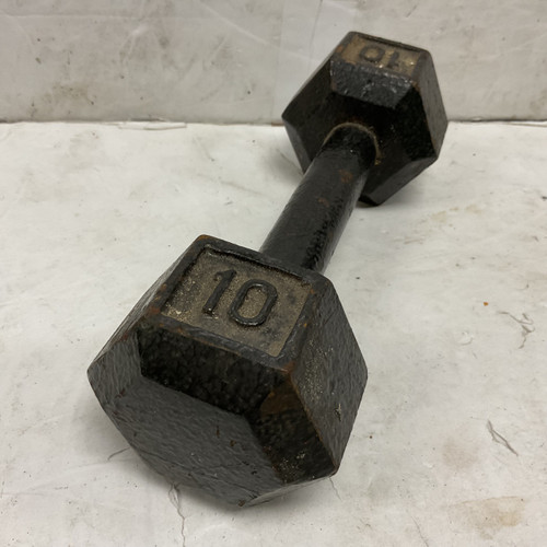 Vist Large View of Product Image Which is Used Hex Dumbbell 10 lb
