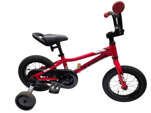 Vist Large View of Product Image Which is Used Trek Precaliber Training Wheel Bike Red 12"