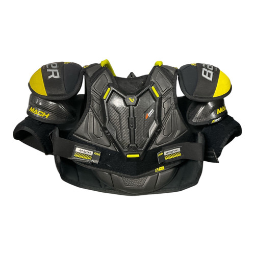 Vist Large View of Product Image Which is Used Bauer SUPREME MACH Junior Shoulder Pads MD