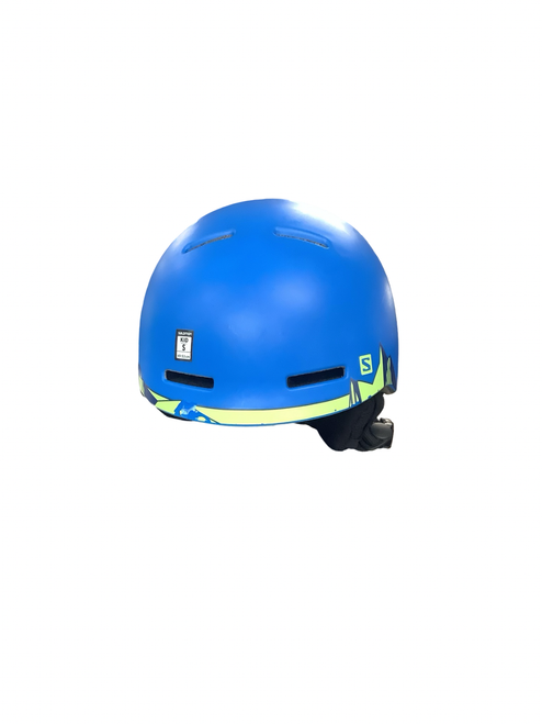 Vist Large View of Product Image Which is Used Salomon Snowsport Helmet Youth Royal Blue SM
