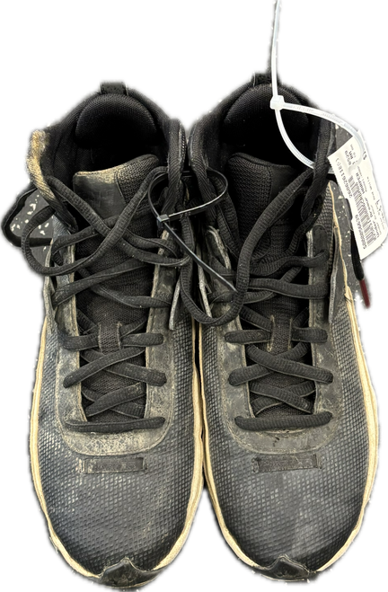 Vist Large View of Product Image Which is Used Under Armour HARPER 10 RM BB/SB Cleats Black And White Senior 7