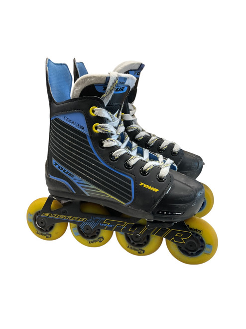 Vist Large View of Product Image Which is Used Tour CODE 9.ONE Junior Aggressive Skates Black Adjustable