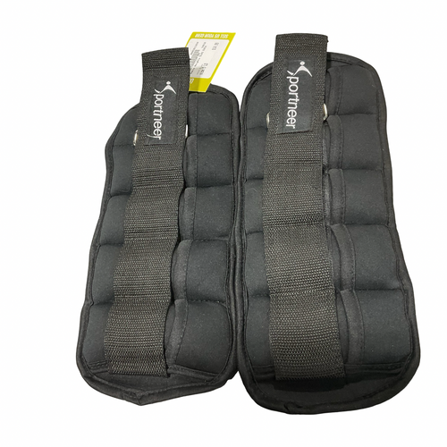 Vist Large View of Product Image Which is Used Ankle Weights Black 5 lb
