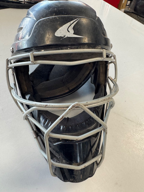 Vist Large View of Product Image Which is Used Champro AIRTECH SYSTEM Catchers Helmet w/Mask Black One Size