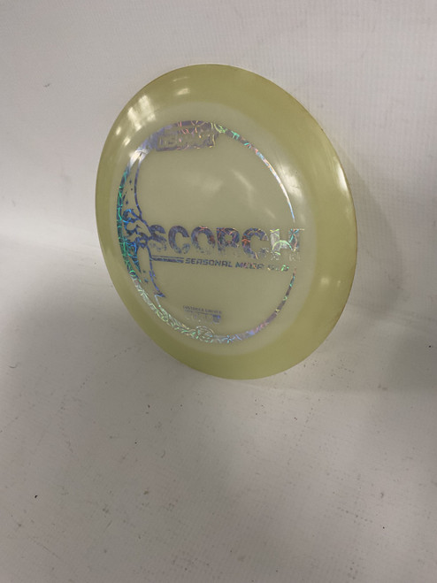 Vist Large View of Product Image Which is Used Discraft Z LINE SCORCH SEASONAL MEGA GLO Disc Golf Driver None