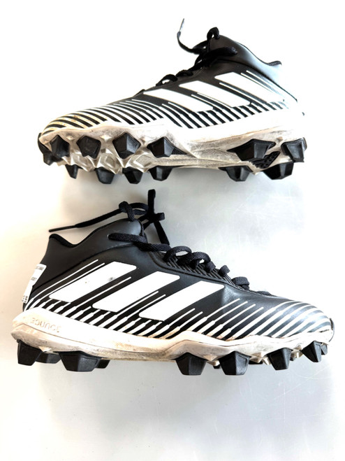 Vist Large View of Product Image Which is Used Adidas Jr FB Cleats Black Junior 04