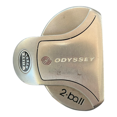 Vist Large View of Product Image Which is Used Odyssey WHITE STEEL 2 BALL Mens Putter RH