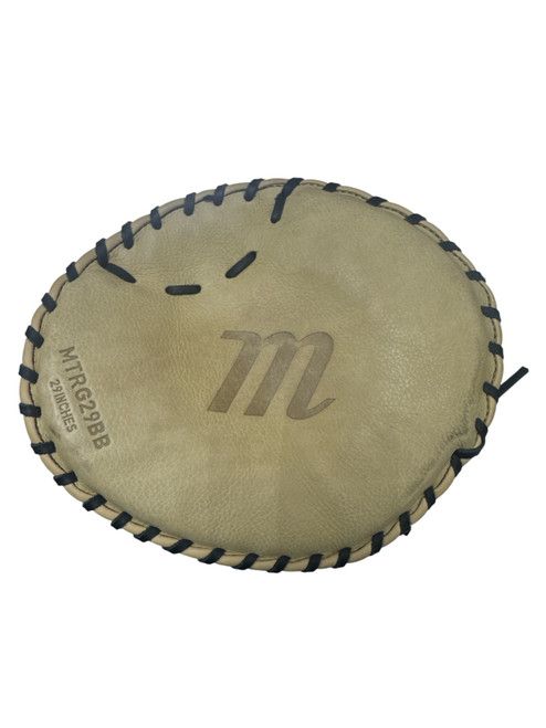 Vist Large View of Product Image Which is Used Marucci PANCAKE TRAINER GLOVE BB/SB Catchers RH Throw Brown 29"