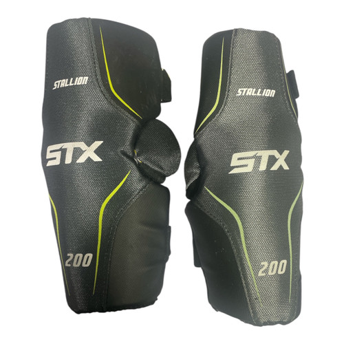 Vist Large View of Product Image Which is Used STX STALLION 200 Lacrosse Arm Pads/Guards Grey SM