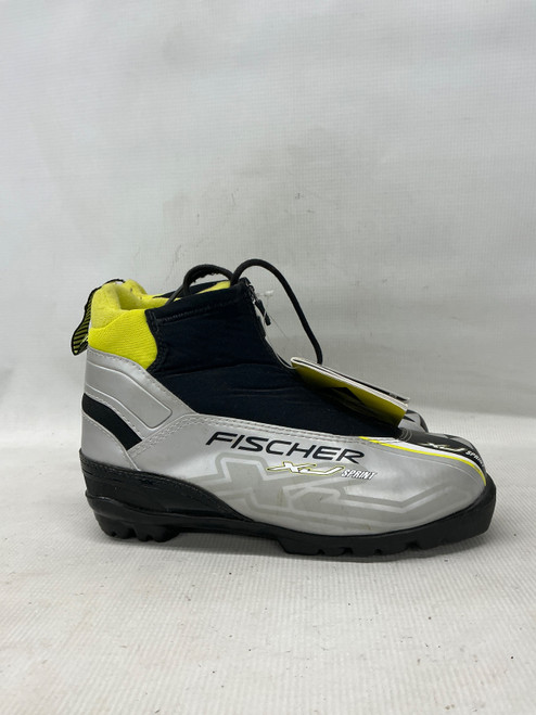 Vist Large View of Product Image Which is Used Fisher XJ SPRINT Boys NNN XC Ski Boots Grey W 06.5-07 / JR 4.5-05