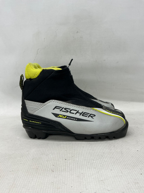 Vist Large View of Product Image Which is Used Fisher XJ SPRINT Boys NNN XC Ski Boots Grey JR-01