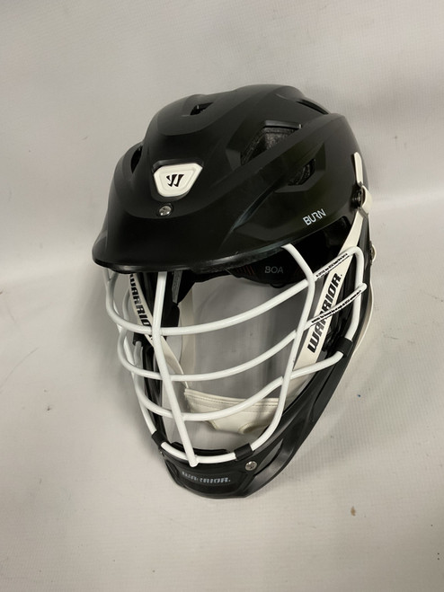 Vist Large View of Product Image Which is Used Warrior BURN Lacrosse Helmet Black One Size