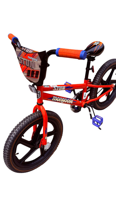 Vist Large View of Product Image Which is Used Mongoose STUN Hybrid/City Bike Boys Orange 18"