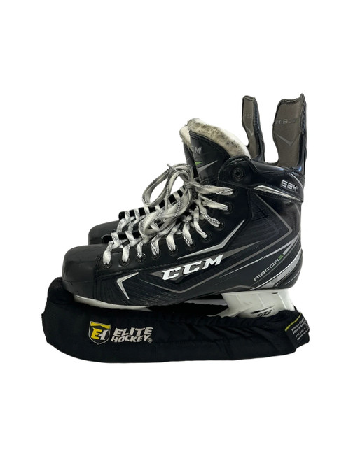 Vist Large View of Product Image Which is Used CCM Ribcore 68K Senior 9 Hockey Skates w/ Blade Guards