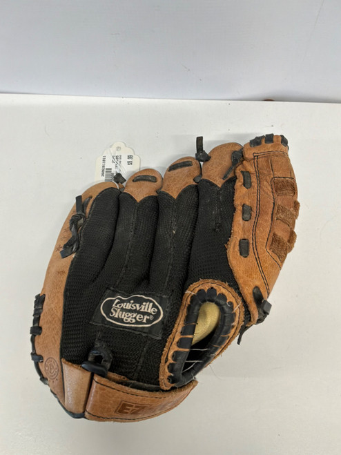 Vist Large View of Product Image Which is Used Louisville Slugger GENB1050 BB/SB Glove RH Throw Brown 10 1/2"