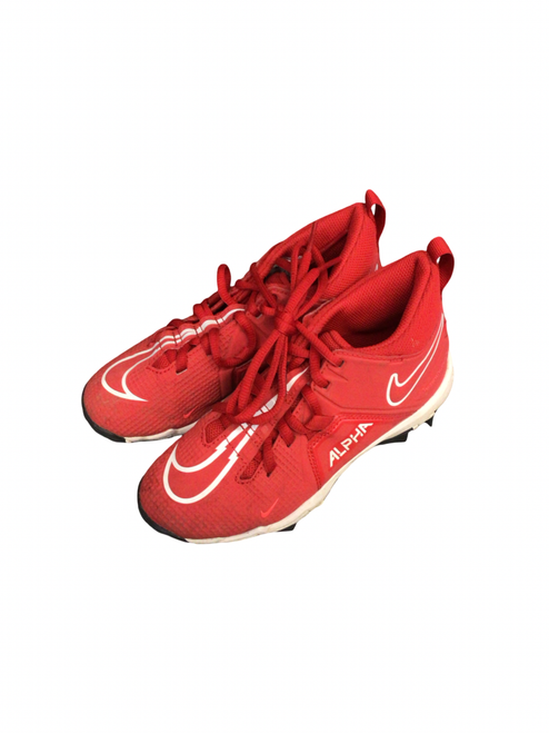 Vist Large View of Product Image Which is Used Nike Jr FB Cleats Red Junior 01.5