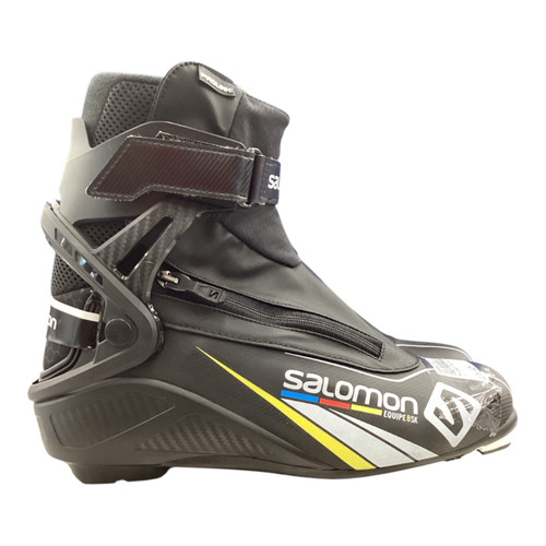 Vist Large View of Product Image Which is Used Salomon Mens NNN XC Ski Boots Black M 10 / W 10.5-11
