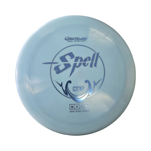 Vist Large View of Product Image Which is Used Gateway SPELL NXT Disc Golf Driver Carolina Blue