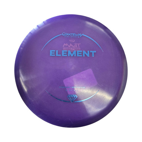 Vist Large View of Product Image Which is Used Gateway ELEMENT DIAMOND Disc Golf Mid Range Purple