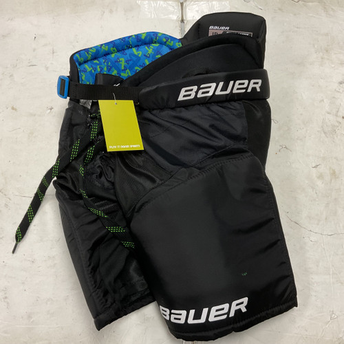 Vist Large View of Product Image Which is Used Bauer X Junior Pant Black And Royal Blue SM