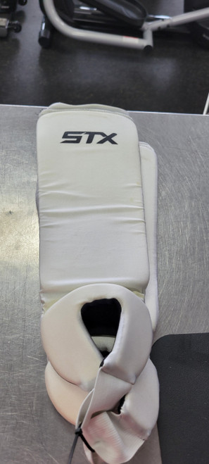 Vist Large View of Product Image Which is Used STX SOFT FH Shin Guards White 11"