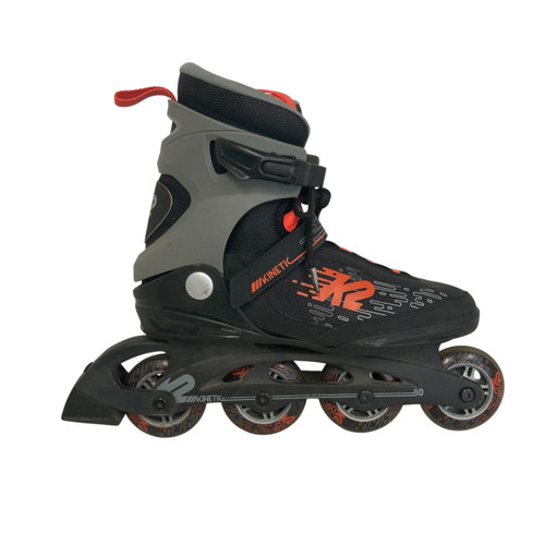 Vist Large View of Product Image Which is Used K2 KINETIC 80 Senior Rec Fitness Skates Black Size  9.5