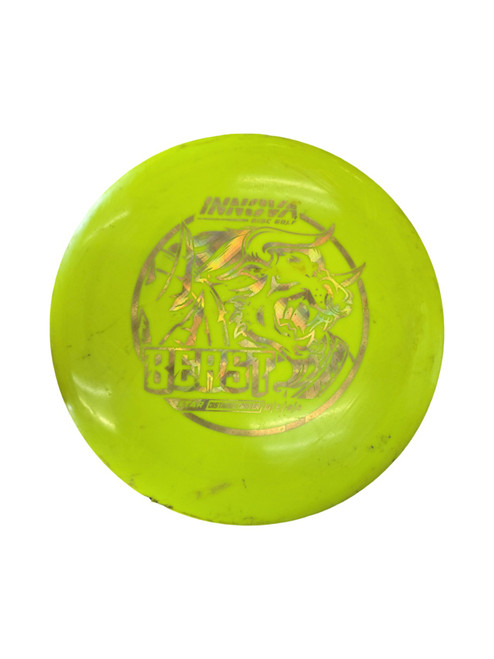 Vist Large View of Product Image Which is Used Innova BEAST STAR Disc Golf Driver Yellow