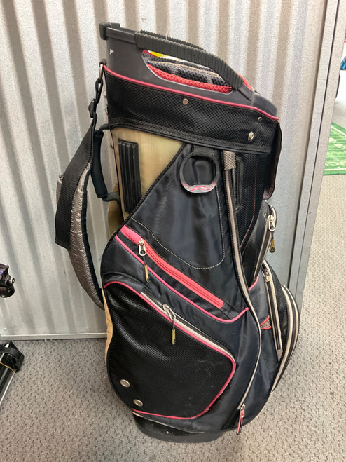 Vist Large View of Product Image Which is Used Sun Mountain 14 WAY CART BAG Mens Cart Bag Black