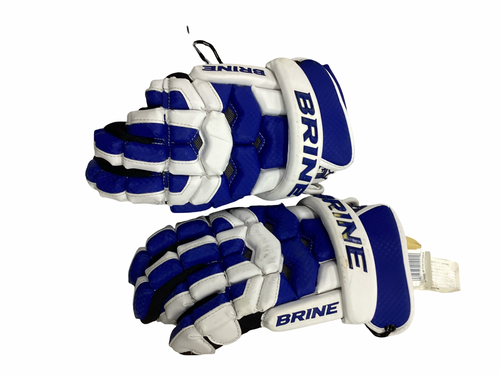 Vist Large View of Product Image Which is Used Brine GLOVES Lacrosse Gloves Mens Navy Blue 13"
