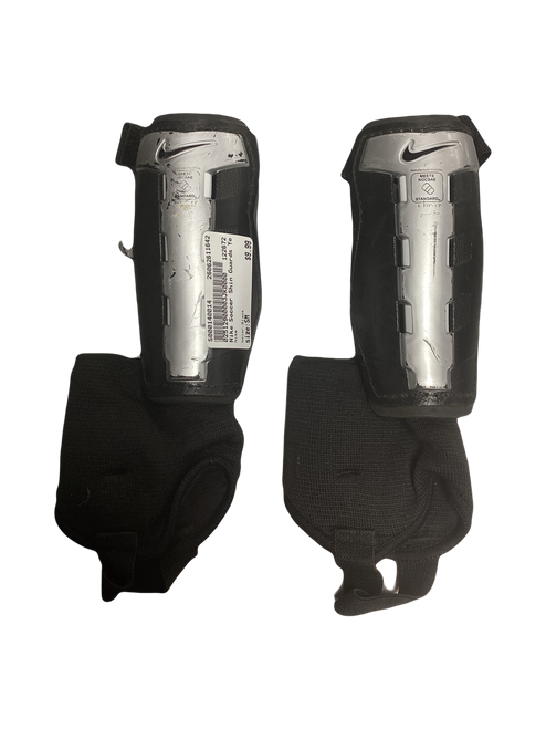 Vist Large View of Product Image Which is Used Nike Soccer Shin Guards Youth Black SM