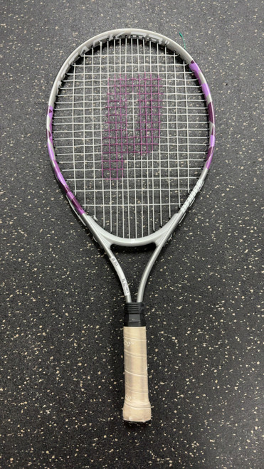 Vist Large View of Product Image Which is Used Prince ATTACK 23 Junior Tennis Racquet Purple 23"
